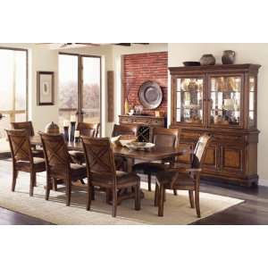 Legacy Classic Furniture Larkspur Rectangular Trestle Table Dining Set