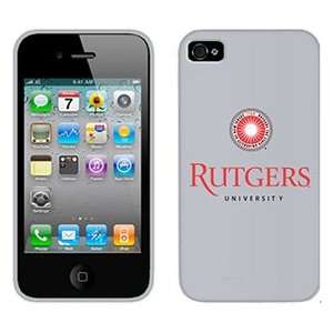  Rutgers University on Verizon iPhone 4 Case by Coveroo 