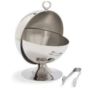 Stainless Steel Sugar Pot with Tongs 