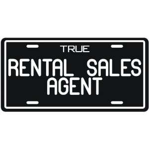  New  True Rental Sales Agent  License Plate Occupations 