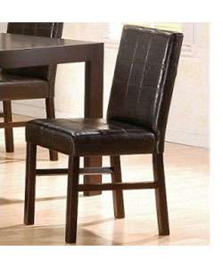Cappuccino Parsons Chairs (Set of 2)  