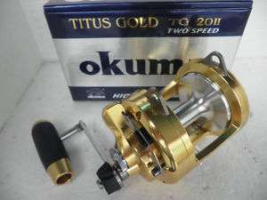 Okuma Titus Gold TG 20 Two Speed fishing reel  