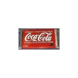  2001 Coca Cola Christmas Trading Cards Pack (7 cards/pack 