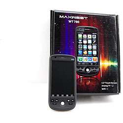Maxwest WT780 Unlocked GSM Black Cell Phone  
