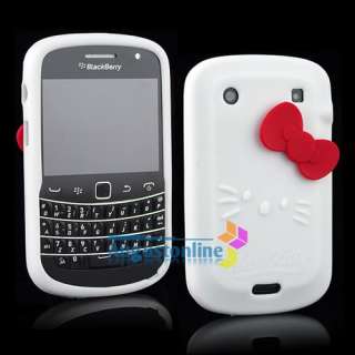   Silicone soft Case Cover For Blackberry Bold 9900 9930 White  