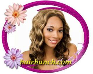 Junee Fashion Manhattan Style Human Hair Lace Front Wig CAPPUCCINO 