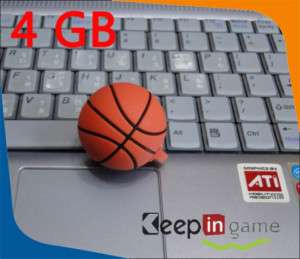 New 4GB Basketball USB 2.0 Flash Memory Stick Drive Pen  