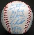 1986 Mets World Series Team Signed Autographed Baseball PSA/DNA (29 