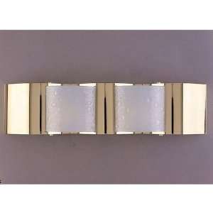  Metro 2 light Wall Sconce with Brass Finish