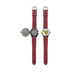 West Virginia Mountaineers Wrist Watch Red   NCAA College Athletics 