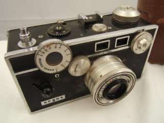Vintage ARGUS Rangefinder Brick Camera w/ Coated Cintar 50mm Lens 