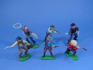 Toy Soldiers Britains Herald DSG 54mm Wild West Cowboys 6 Hand Painted 