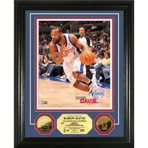  Clippers Baron Davis 24K Gold Coint Photo Mint