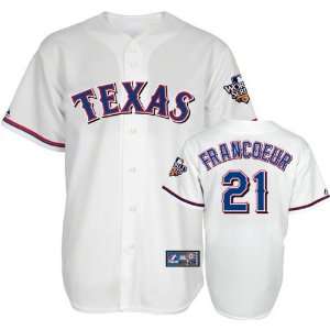  Francoeur Youth Jersey Texas Rangers #21 Home Youth Replica Jersey 