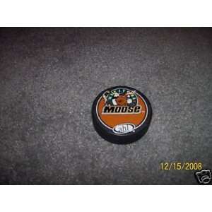  AHL Manitoba Moose Officially Licensed Hockey Puck Sports 