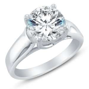  CZ Cubic Zirconia Engagement Ring 1.5ct. Sonia Jewels Jewelry