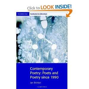  (Cambridge Contexts in Literature) [Paperback] Ian Brinton Books