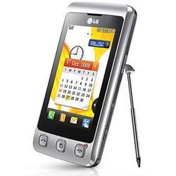   LG KP500 Cookie Silver GSM TouchScreen Cell Phone  