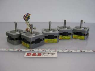   , we are selling a Lot of 5 TECO Stepper Motors 4H4018X0711
