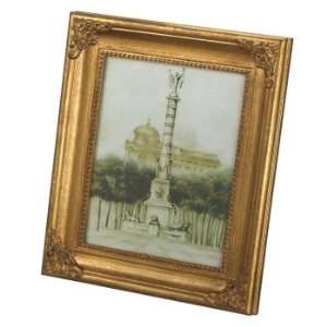 Large Antique Gold Frame With Special Wood Grain Back 2 Way Easel Mdf 
