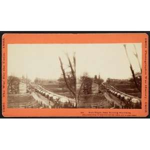  First wagon train entering Petersburg
