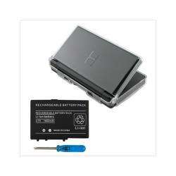 Hard Case Cover with Rechargeable Battery for Nintendo DS Lite 