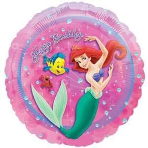  Ariel The Mermaid Happy Birthday Foil Balloon 18 Toys 