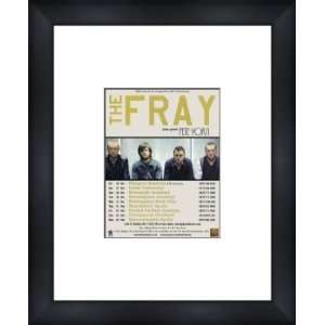 FRAY UK Tour 2007   Custom Framed Original Ad   Framed 