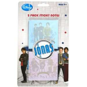  The Jonas Brothers 2 Pack 3X3 Self Stick Notes Case Pack 