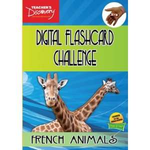  Digital Flashcard Challenge French Animals on Flash Drive 