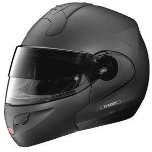  Nolan N102 Solid N Com Helmet   Small/Flat Lava Grey Automotive