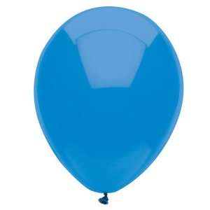  Bright Blue 12 Latex Balloons   6 count