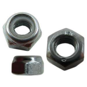  10 mm x 1.5 Zinc Lock Nuts   Box of 50