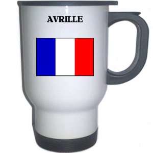  France   AVRILLE White Stainless Steel Mug Everything 