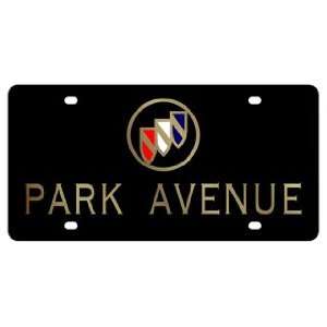  Buick Park Avenue License Plate on Black Steel Automotive
