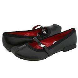 Kenneth Cole Reaction Shes On Fire Black Leather Flats   