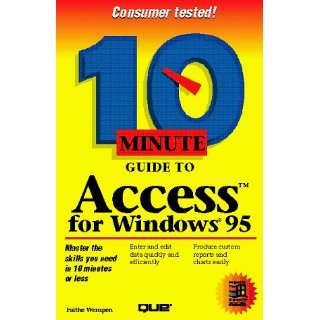   Guide to Access for Windows 95 (9780789705556) Faithe Wempen Books