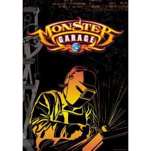 Monster Garage   2 Sided 28 X 40 Banner W/ Pole Sleeve 
