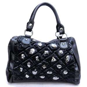 Classic Elegant Rhinestones Handbag Tote Shoulder Bag Purse W/double 
