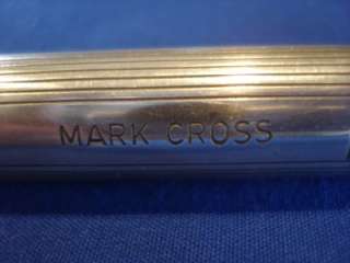Vintage Mark Cross Sterling Silver Germany Ball Point Pen  