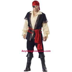  Deluxe Pirate Costume Toys & Games