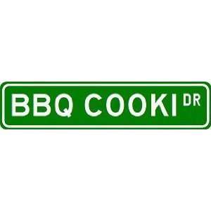  BBQ COOKI Street Sign ~ Custom Aluminum Street Signs 