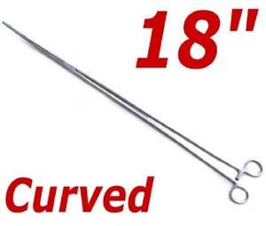 New Stainless Steel 18 HEMOSTATS locking Curved Jaw  