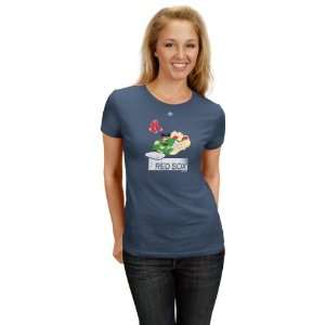 Boston Red Sox Womens Go Go Team Pigment Dyed T Shirt  