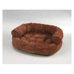   DOUBLE Donut Bed Paisley Chili Microvelvet Extra Large