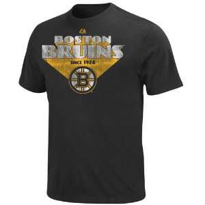 Boston Bruins Black Amazing Greats Retro T Shirt  Sports 