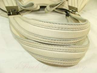 Makowsky Leather Phoenix Satchel Bag Purse Slate  