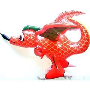  30 Inch Inflatable Fire Breathing Dragon [Red] Toys 