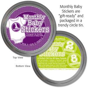 NEW Monthly Onesie Stickers + Baby Shower Gift Packaging (Just Born to 