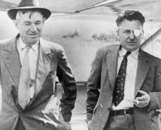 1935 photo Will Rogers and Wiley Post, half length  